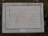 Struma Military Cemetery - Foy, John